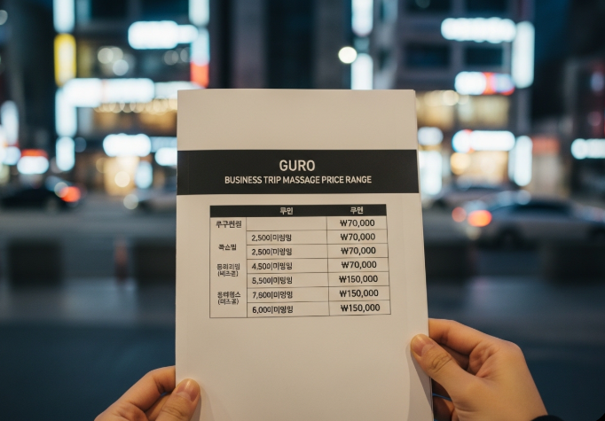 구로 출장마사지 가격대별 코스 비교